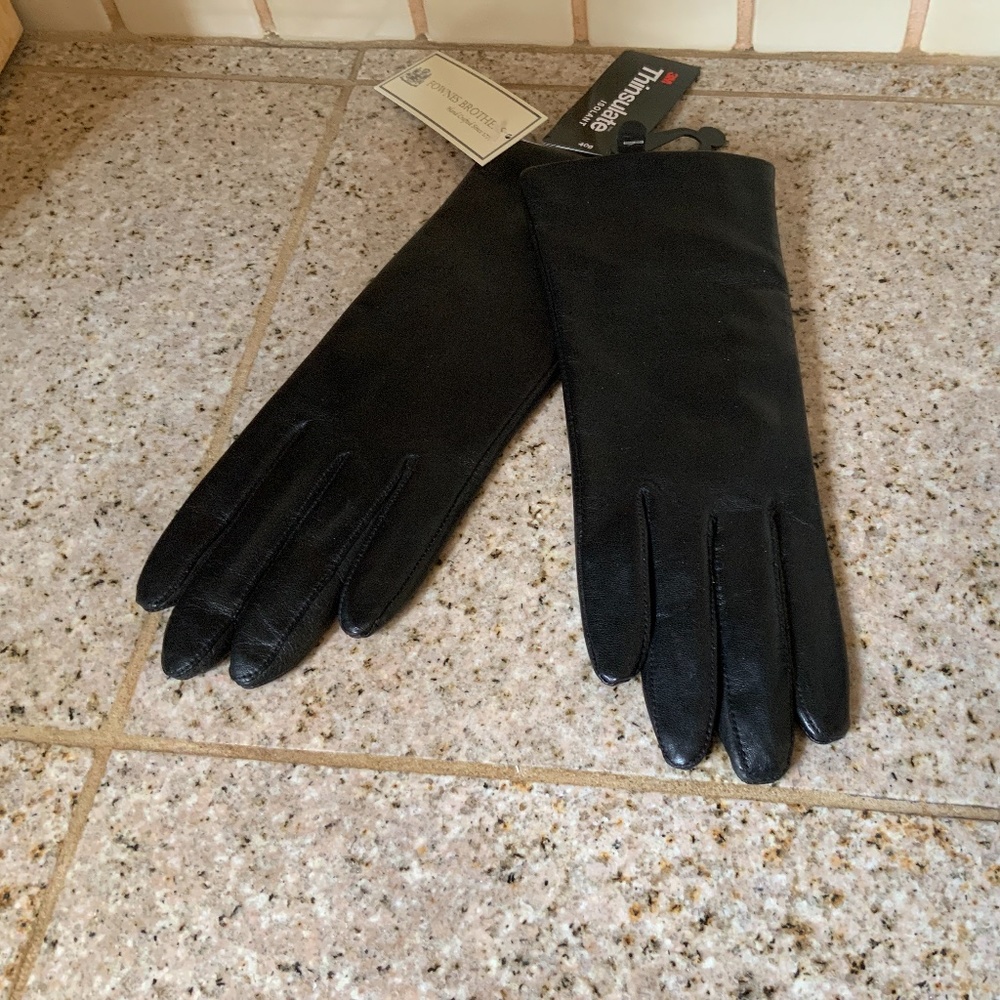 NWT FOWNES BROTHERS Genuine Leather Gloves M